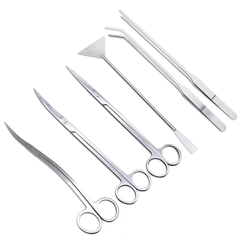 Planted Aquarium Kit - Aquarium Scissors Tweezers Tool Fish Tank