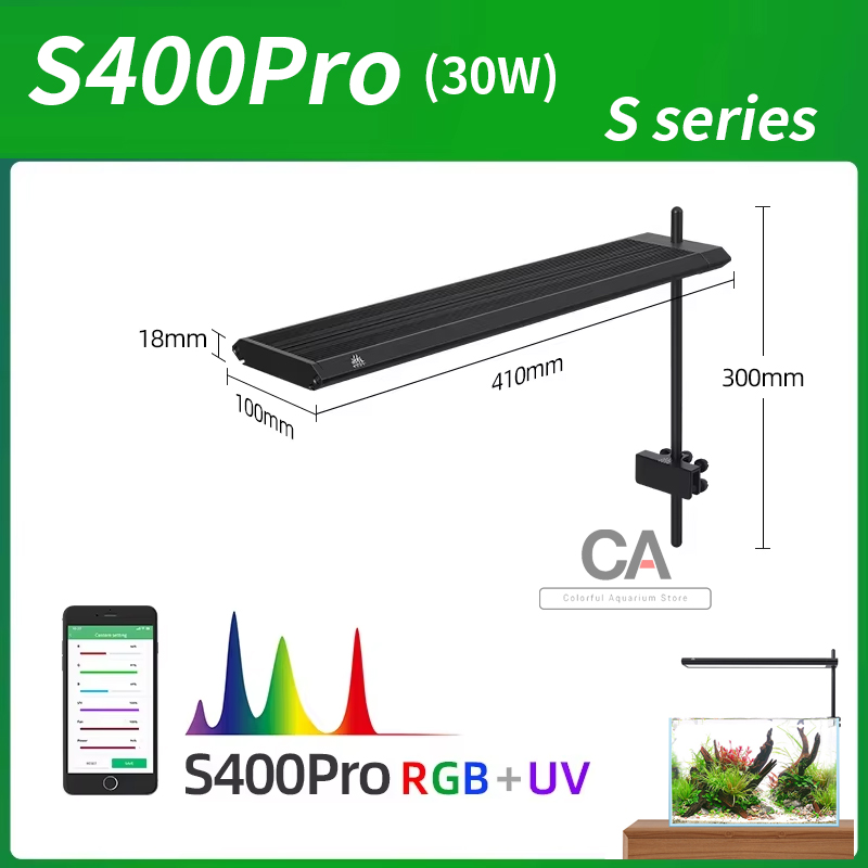 WEEK AQUA S Series RGB+UV Full - огляд і ціна Aquarium Planted Tank Light