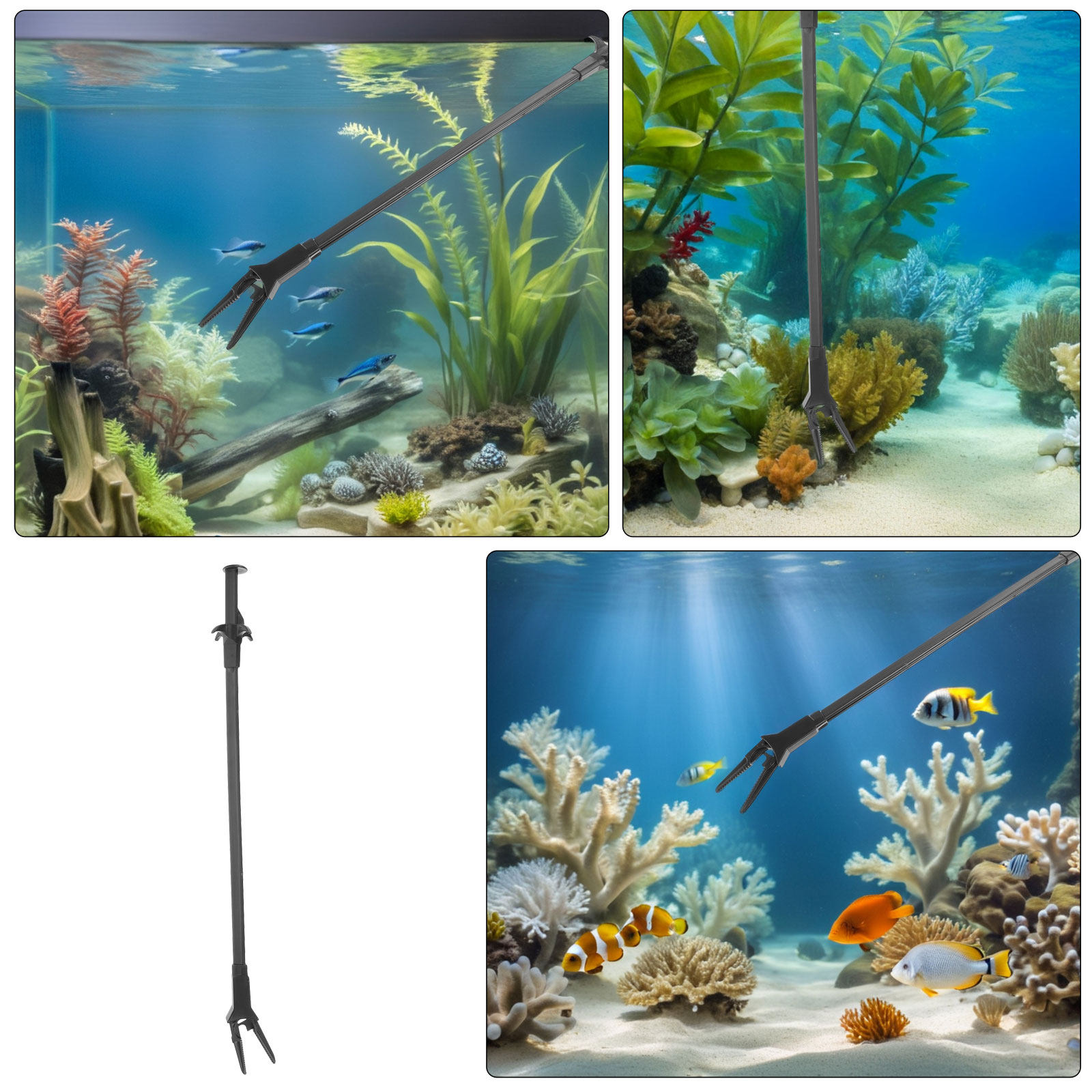 3Pcs Long Aquarium Tweezers Pl - огляд і ціна Planted Aquarium Tips