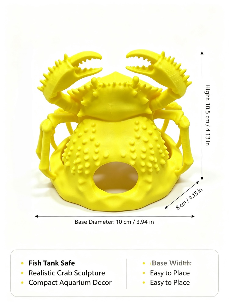 PLA material crab aquarium dec - огляд і ціна Non Planted Aquarium Fish