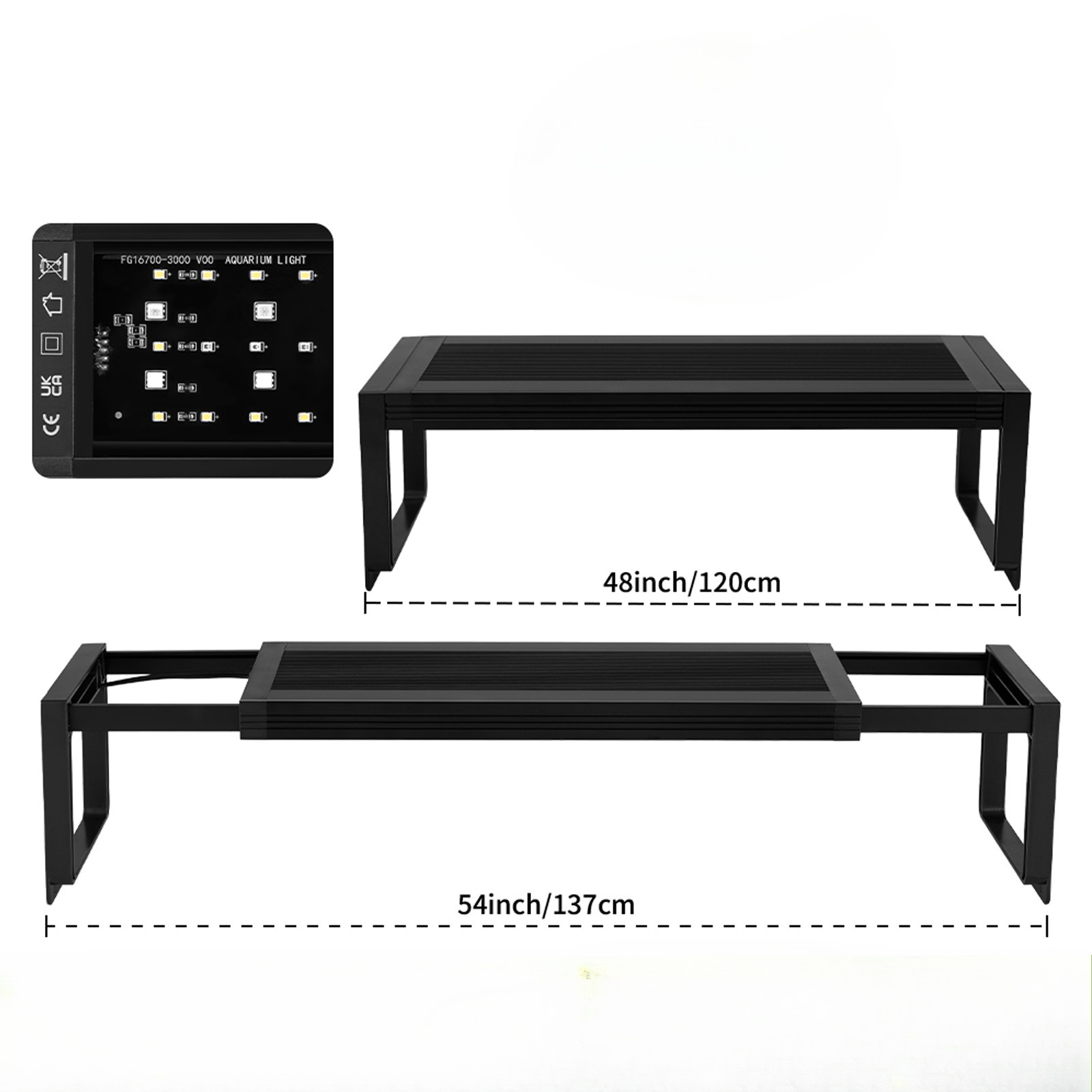 100V-240V Aquarium 24/7 Full S - огляд і ціна Planted Aquarium Hanging Light