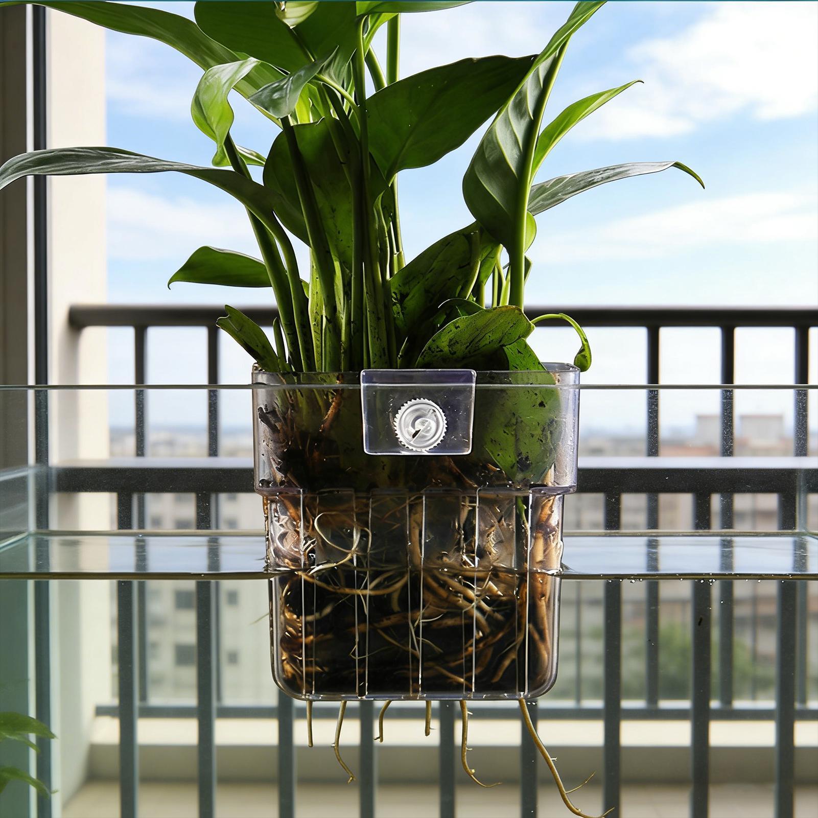 Aquarium Plant Basket Transpar - огляд і ціна Aquarium Plant Growth