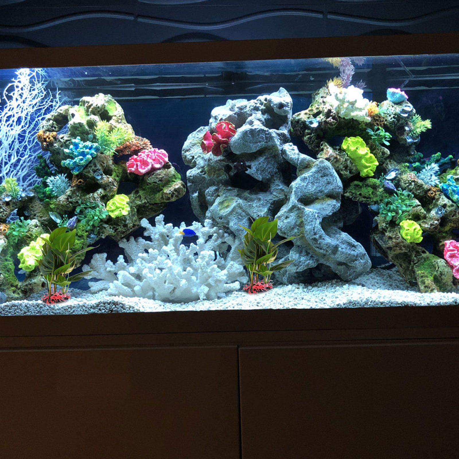 Lifelike Artificial Green Plan - огляд і ціна Non Planted Aquarium Fish