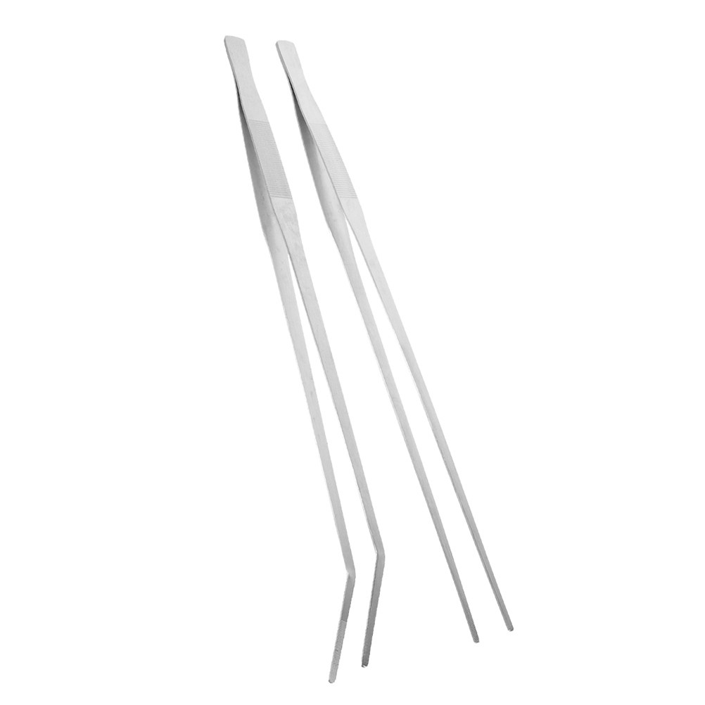 2Pcs Metal Aquarium Tweezers L - огляд і ціна Planted Aquarium Tips