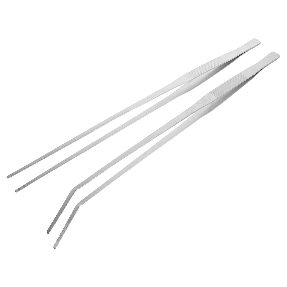 2Pcs Metal Aquarium Tweezers L - огляд і ціна Planted Aquarium Tips