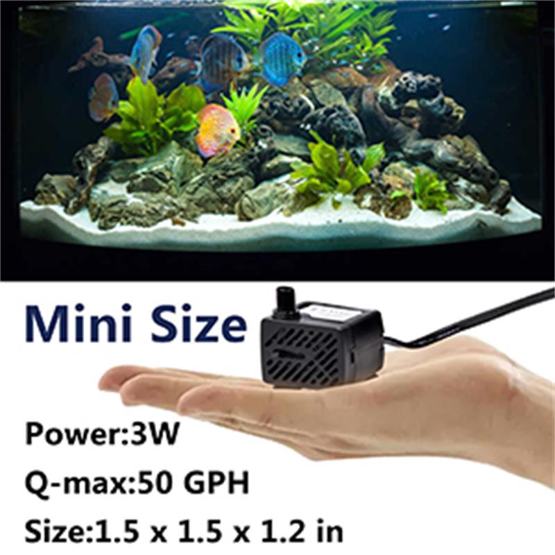 Mini Fish Tank Water Pump Easy - огляд і ціна Planted Aquarium Cleaning
