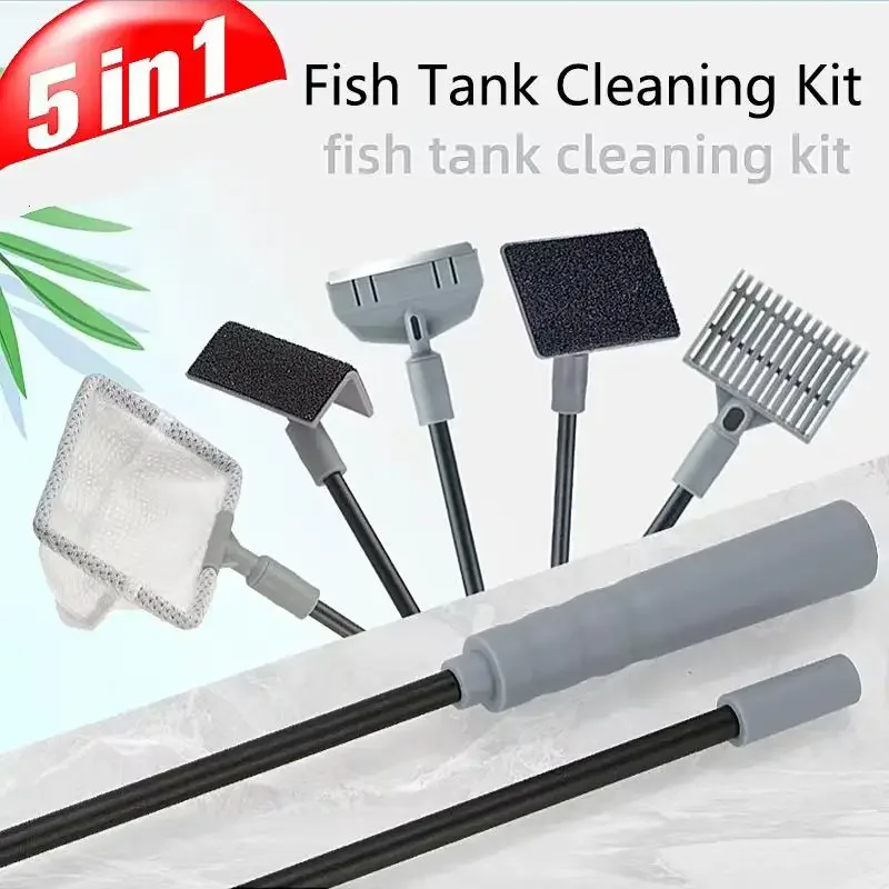 Aquarium Cleaner Fish Tank Net - огляд і ціна Planted Aquarium Cleaning Kit