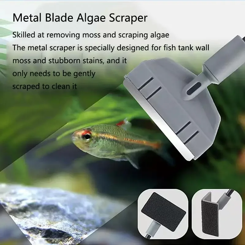 Aquarium Cleaner Fish Tank Net - огляд і ціна Planted Aquarium Cleaning Kit