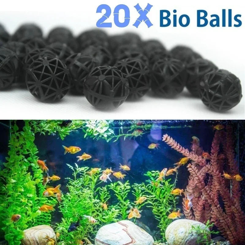 20Pcs 16mm Aquarium Filter Bio - огляд і ціна Planted Aquarium Cleaning